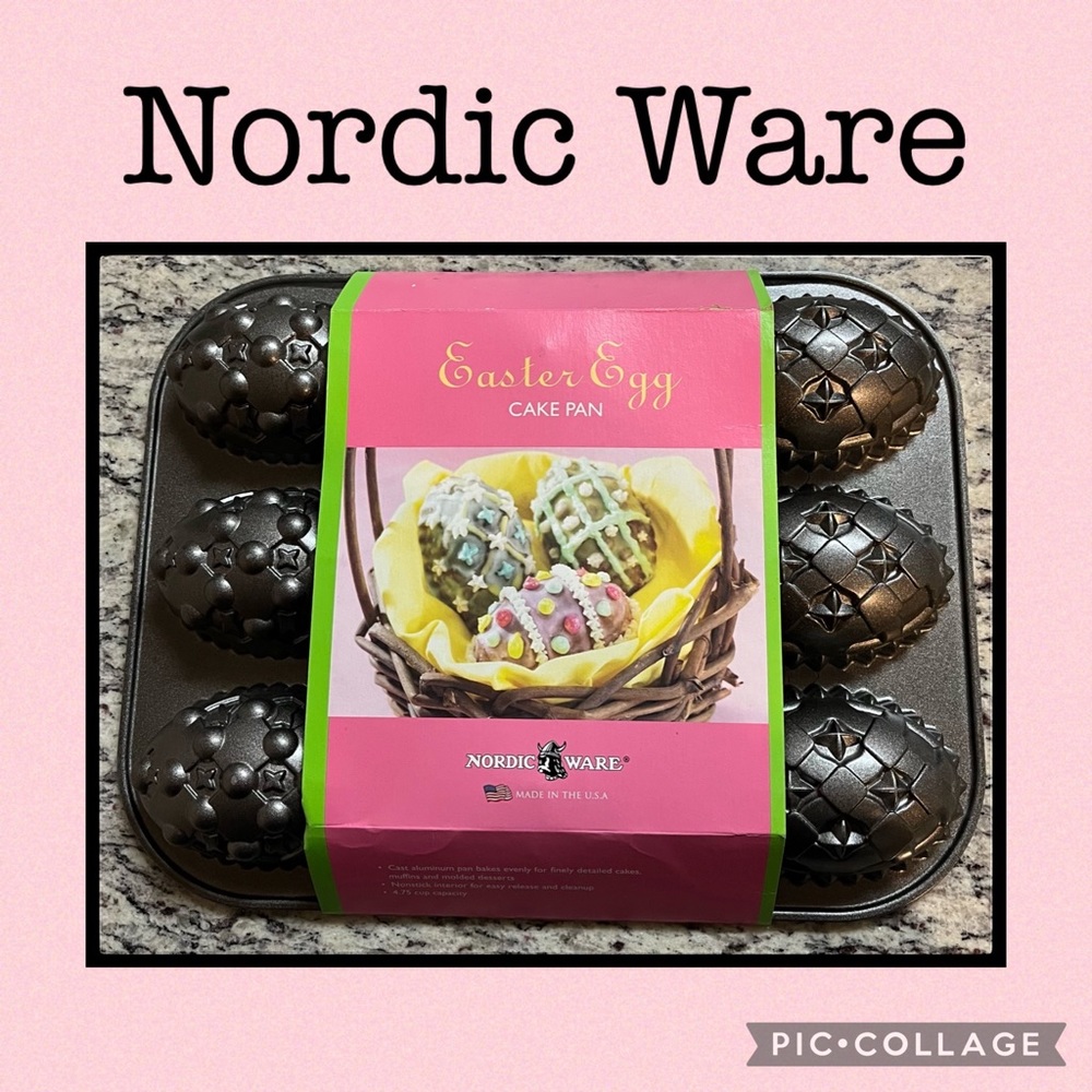 NWT Nordic Ware Easter Egg Cake Pan